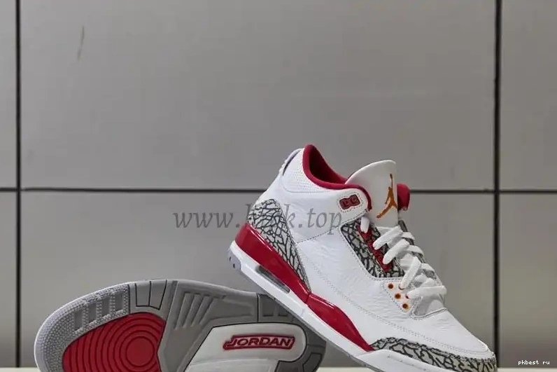 3 ship Pk materials retro air ready retail Red God jordan to Cardinal 0514